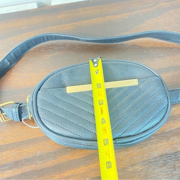 Womens Mini Belt Bag Waists Bag Black - Picture 7 of 8